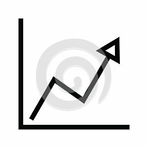 Horizontal Bar Chart icon vector