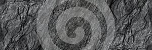 horizontal black stone texture for pattern and background