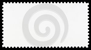 Horizontal Blank Postage Stamp
