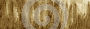 Horizontal brown background . Watercolour paper texture for artwork. Abstract wallpaper. Hand painted illustration. Sepia colors