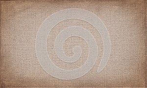 Horizontal brown canvas to use as grunge background or texture