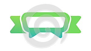 Horizontal Chat Bubble Vector Design, Speech and Dialogue Element, vector design Generative AI