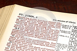 John 3:16 Close-up photo