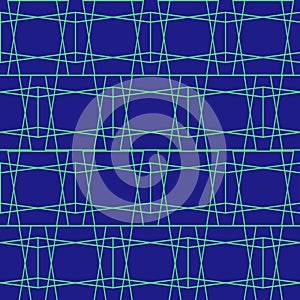 Horizontal Criss Cross Grid Abstract Geometric Pattern