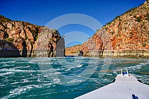 Horizontal Falls - tidal changes in the Kimberleys