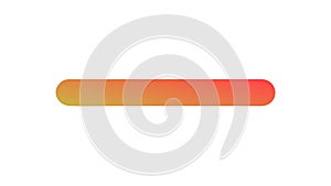 Horizontal Gradient Bar, Progress Indicator or Status Line, vector design Generative AI