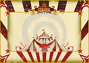 Horizontal grunge circus