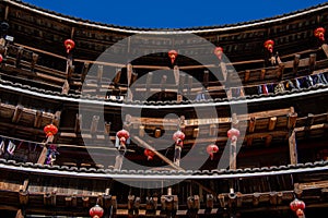 Horizontal image of the Fujian Tulou, China