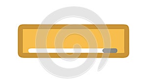 Horizontal indicator bar loading progress icon , vector design Generative AI