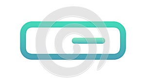 Horizontal Loading Bar or Progress Indicator Icon, vector design Generative AI