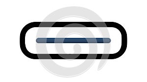 Horizontal Loading Bar: Progress Indicator Status Display, vector design Generative AI