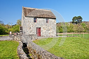 Horizontal Mill in Bunratty Folk Park - Ireland.