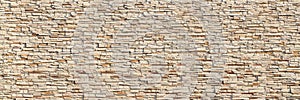 horizontal modern brick wall for pattern and background