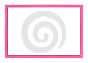 Horizontal modern pink picture frame