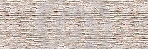 horizontal modern slate brick wall for pattern and background