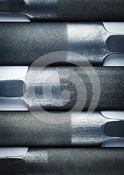 Horizontal old Metal File