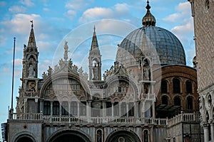Horizontal photo of charming architecture in Piazza San Marco