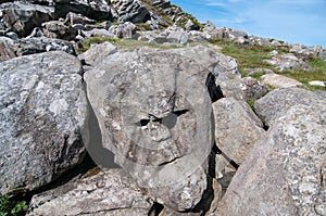 the famous hiking destionation called by Stone Face in Stavanger area, Norway photo