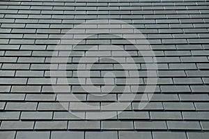 Horizontal picture of slates on a roof