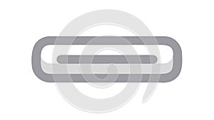 Horizontal Progress Bar Icon. Loading and Status Indicator Element. vector design Generative AI