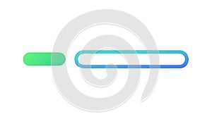 Horizontal Progress Bar. Loading, Status, and Completion Indicator. vector design Generative AI