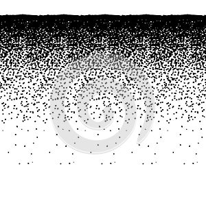 Horizontal seamless pattern of stippled gradient