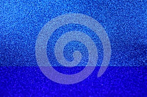 Horizontal shiny blue glitter texture background stock images