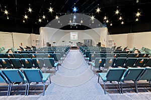 Empty Church Auditorium photo