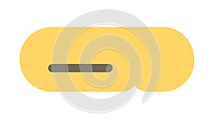 Horizontal Slider Bar, UI Element and Progress Indicator vector design Generative AI