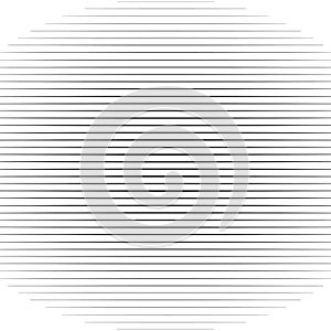 Horizontal straight, parallel lines,  stripes pattern background in square format. Simpe, basic Lines geometric texture