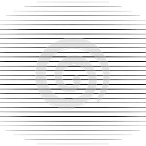 Horizontal straight, parallel lines,  stripes pattern background in square format. Simpe, basic Lines geometric texture