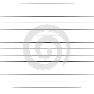 Horizontal straight, parallel lines,  stripes pattern background in square format. Simpe, basic Lines geometric texture