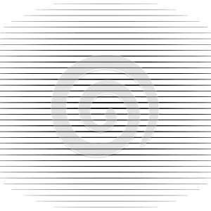 Horizontal straight, parallel lines,  stripes pattern background in square format. Simpe, basic Lines geometric texture