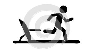 Horizontal switch or toggle icon for control setting , vector design Generative AI