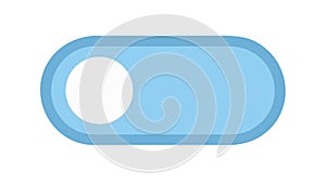 Horizontal Toggle Switch, Digital Control Element, vector design Generative AI