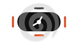 Horizontal Toggle Switch UI Control On Off Icon, vector design Generative AI