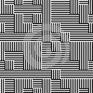 Horizontal and vertical black segments