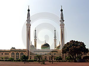 Horizontal view of the Grand Mosque in Conakry photo