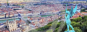 Horizontal view of Lyon photo