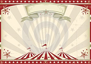 Horizontal vintage circus