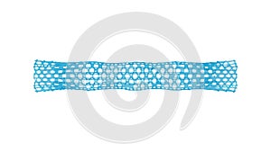 Horizontal Wavy Line Pattern Abstract Gradient Vector Design, vector design Generative AI