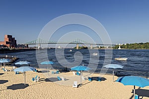 Horloge beach in Montreal Canada