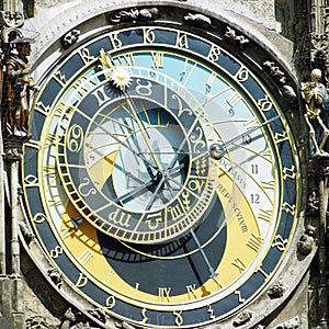 Horloge, Old Town Hall, Prague, Czech Republic