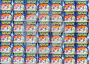 Hormel brand Spam Lite cans