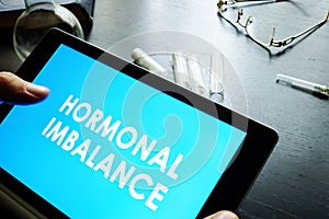 Hormonal imbalance.