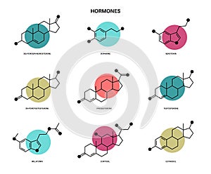 hormones molecular formula
