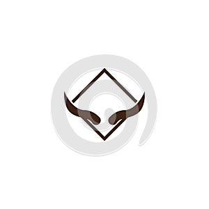 Horn logo template vector
