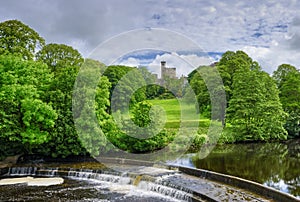 Hornby castle and river