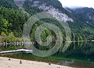 Horne Lake shoreline, Vancouver Island BC