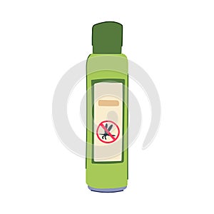 hornet insect repellent cartoon vector illustration